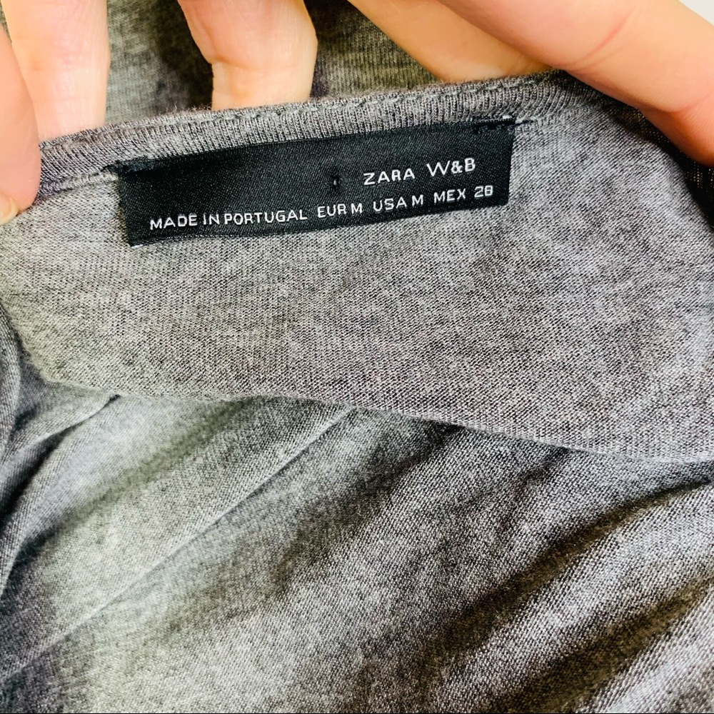 Zara Woman LS Blouse Rhinestone Embellished 2185 - Picture 7 of 7